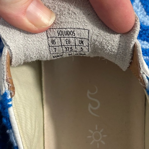 NWOB Soludos Leather Ibiza Platform Psychedelic Spiral - Picture 10 of 13